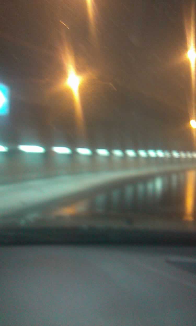 金水路京沙快速路立交橋雪景 金水路京沙快速路立交橋雪景